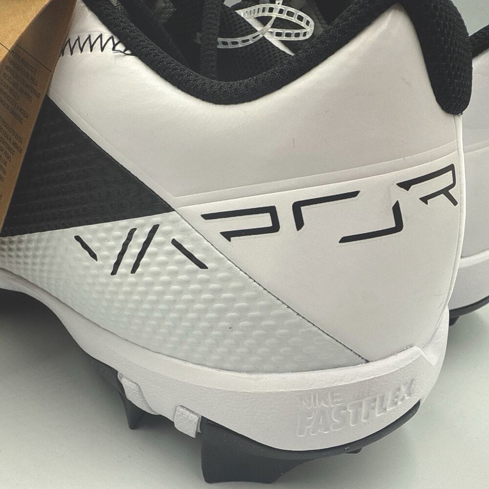 Nike Vapor Edge Shark 2 Football Cleats Black White Men's Size 13 DH5088-001 - Picture 6 of 10